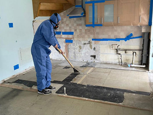 asbestos floor tiles